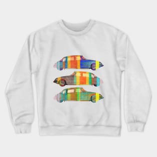 3 Citroen DS pop color Crewneck Sweatshirt